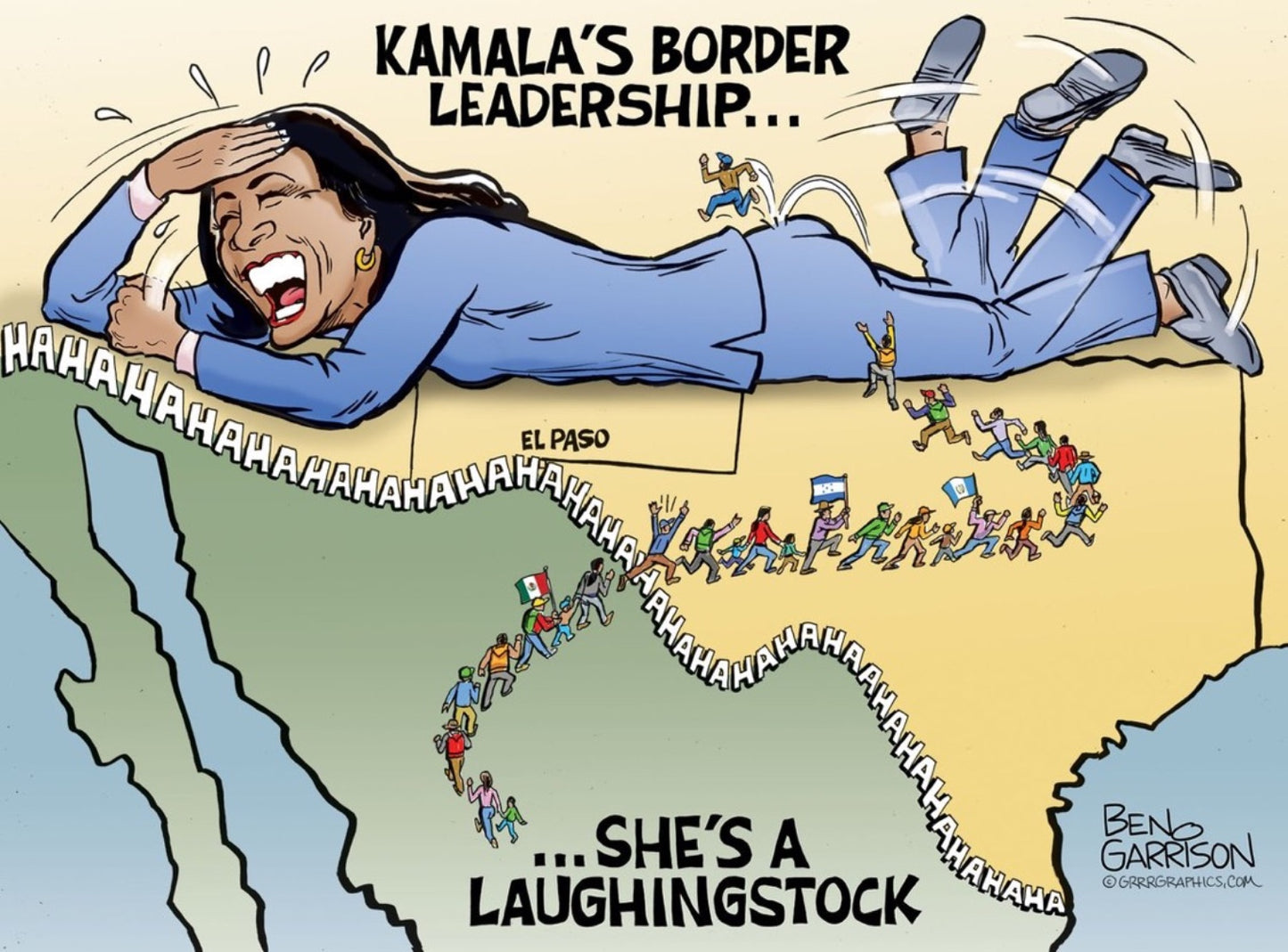 T-SHIRT - Kamala Border Leader