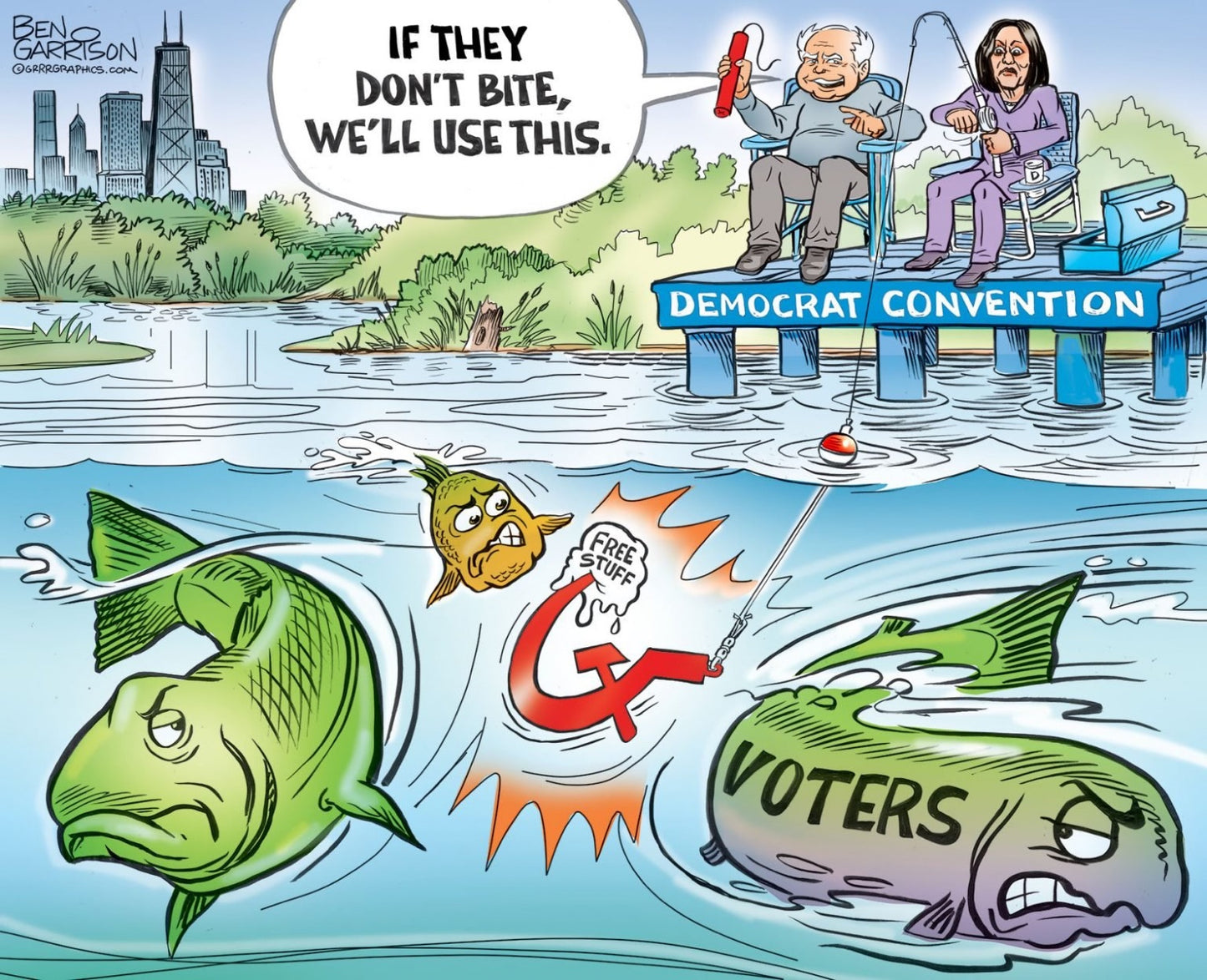 T-SHIRT - “fish not biting”