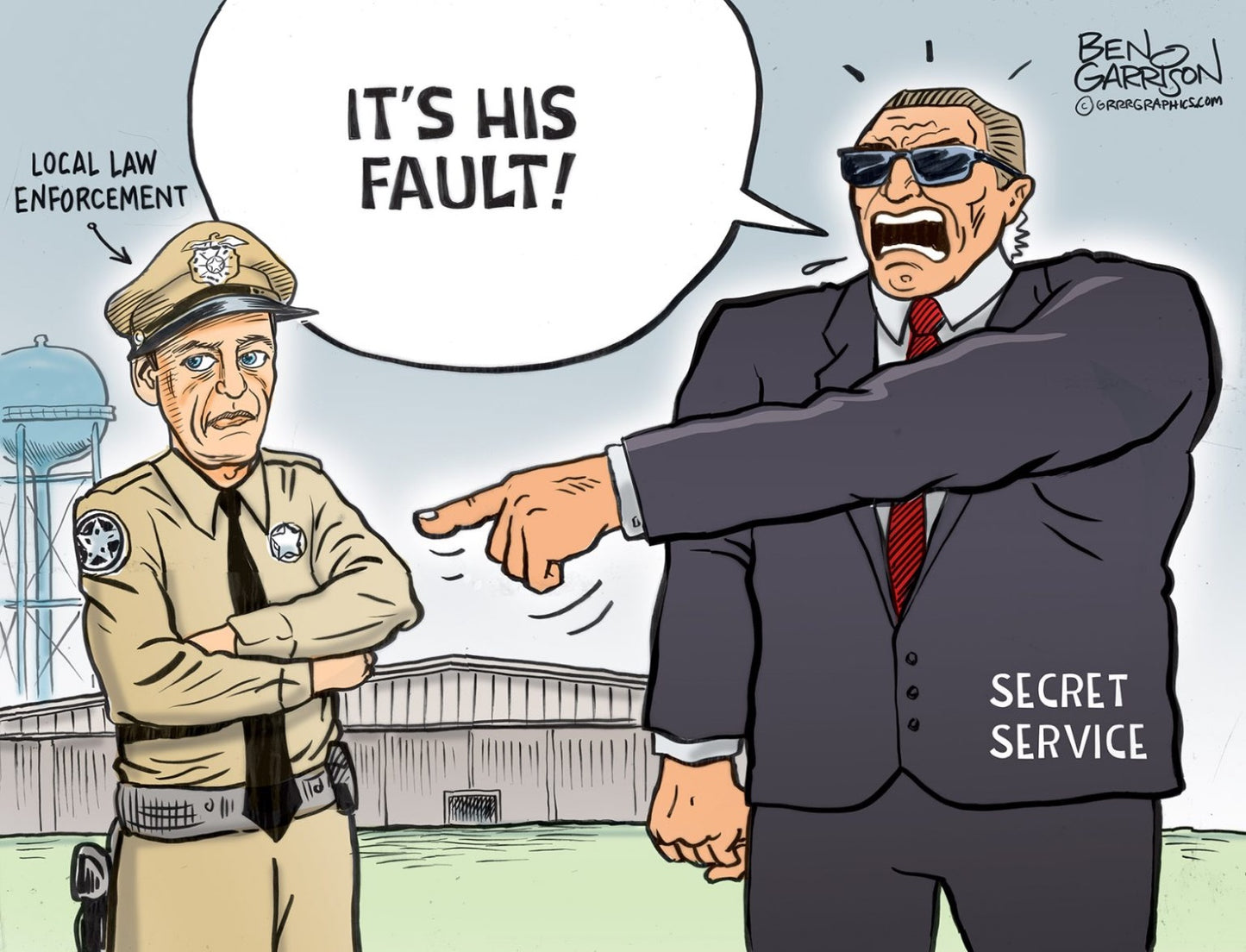 T-SHIRT - “it’s his fault”