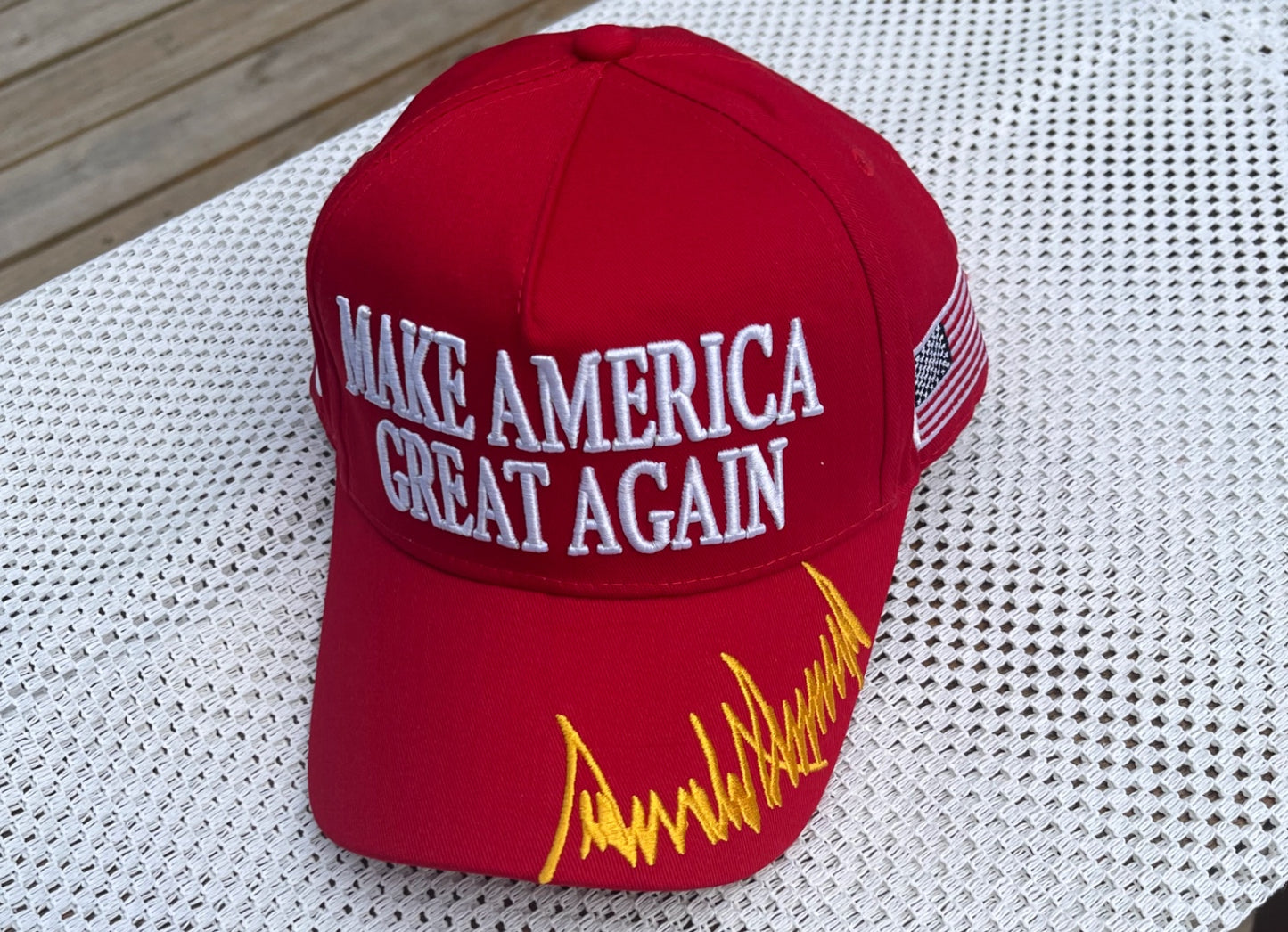 HAT - Made in USA, red