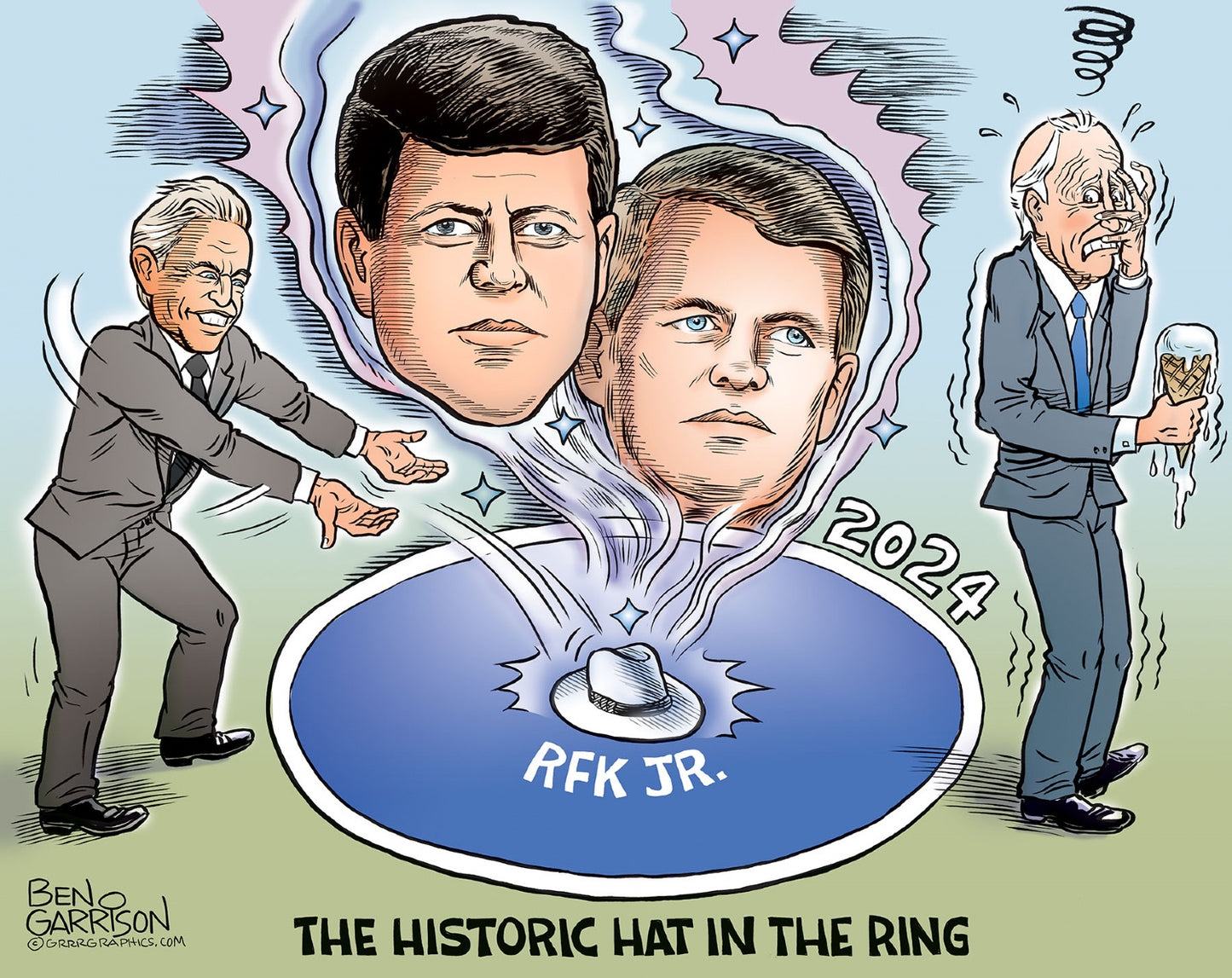 T-SHIRT - RFK,Jr “hat in the ring”