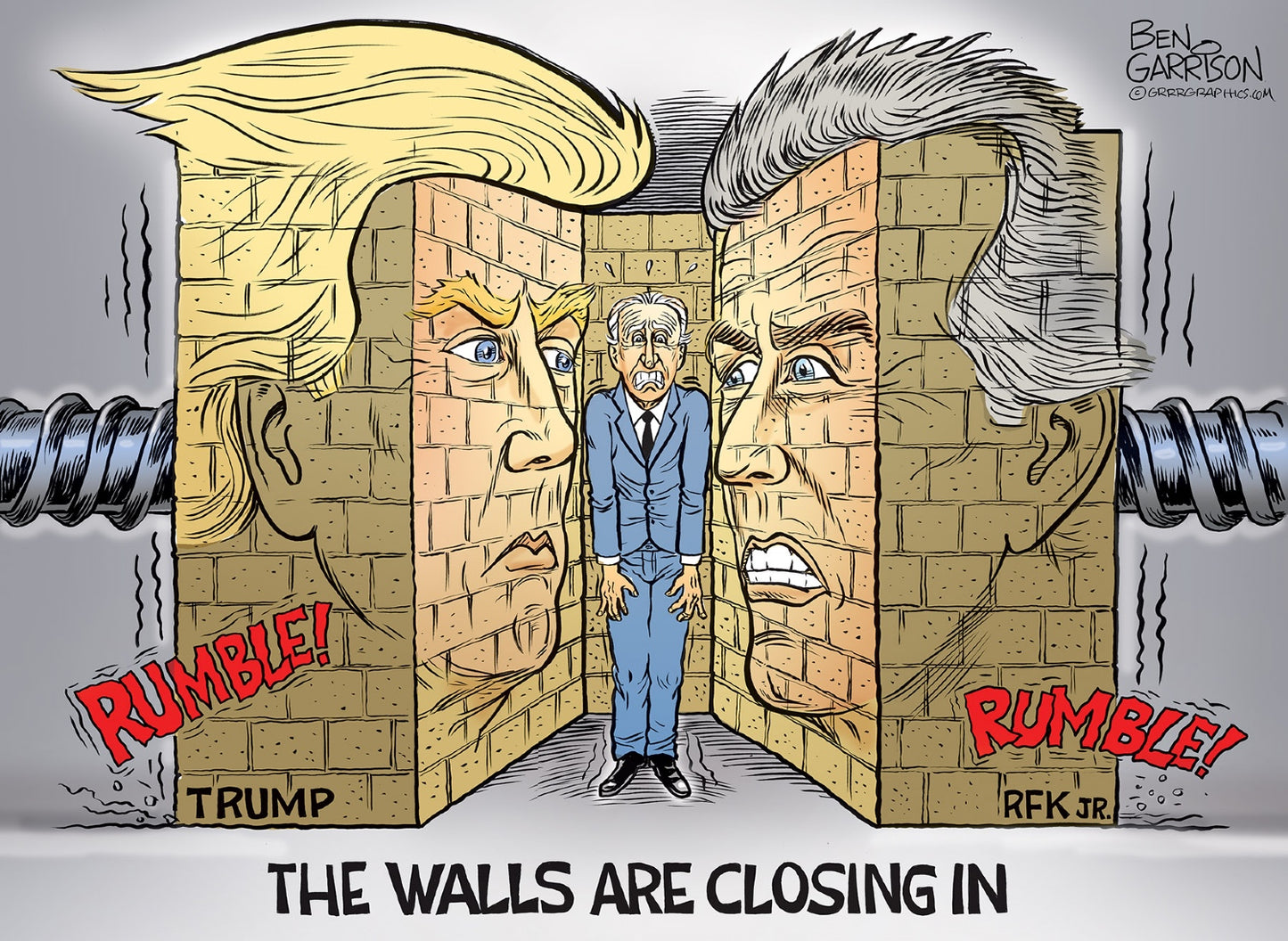 T-SHIRT - “walls closing in”